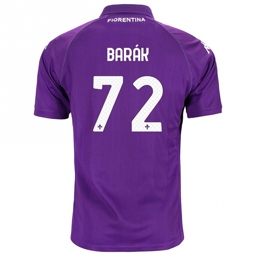 Niño Fútbol Camiseta Antonin Barak #72 Morado 1ª Equipación 2024/25 Argentina