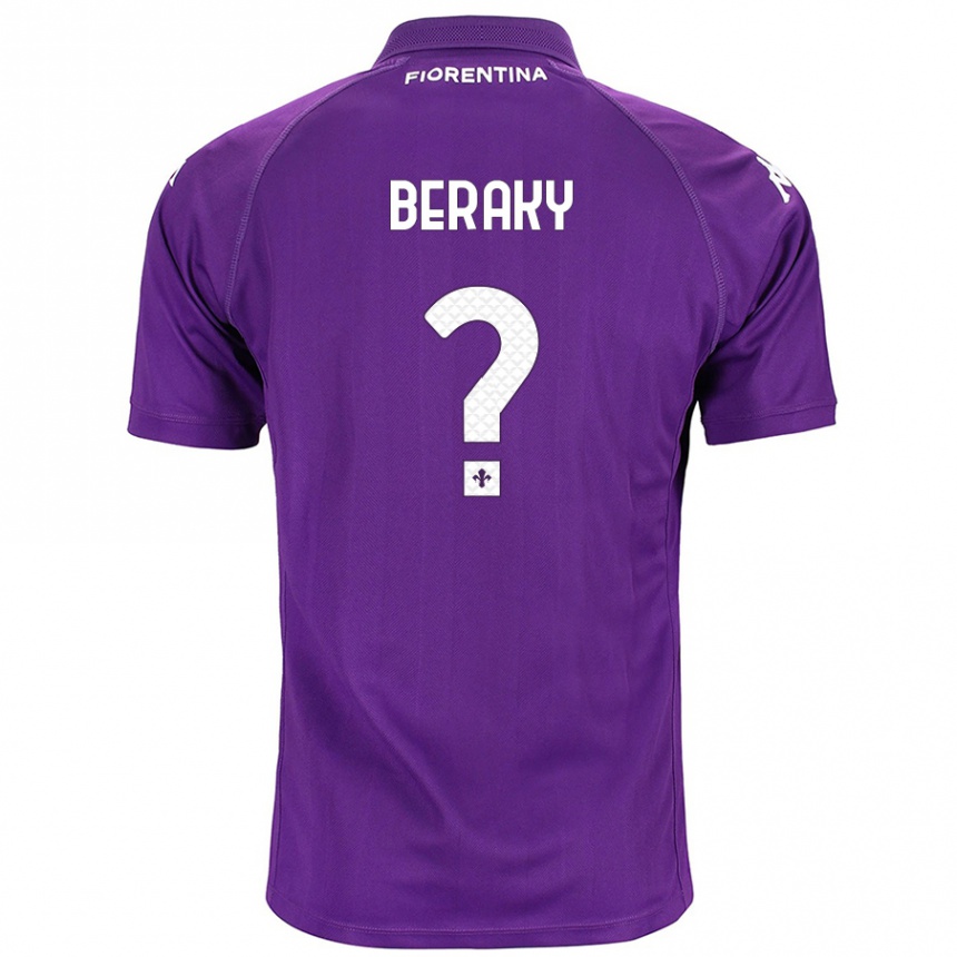 Niño Fútbol Camiseta Mussie Beraky #0 Morado 1ª Equipación 2024/25 Argentina