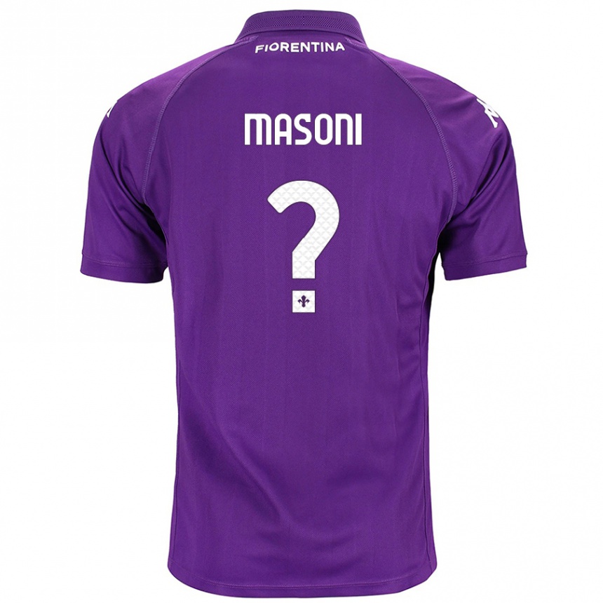 Niño Fútbol Camiseta Tommaso Masoni #0 Morado 1ª Equipación 2024/25 Argentina