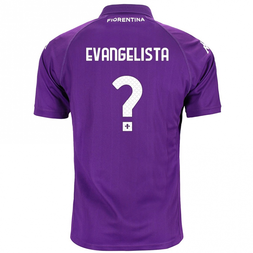 Niño Fútbol Camiseta Carlo Evangelista #0 Morado 1ª Equipación 2024/25 Argentina