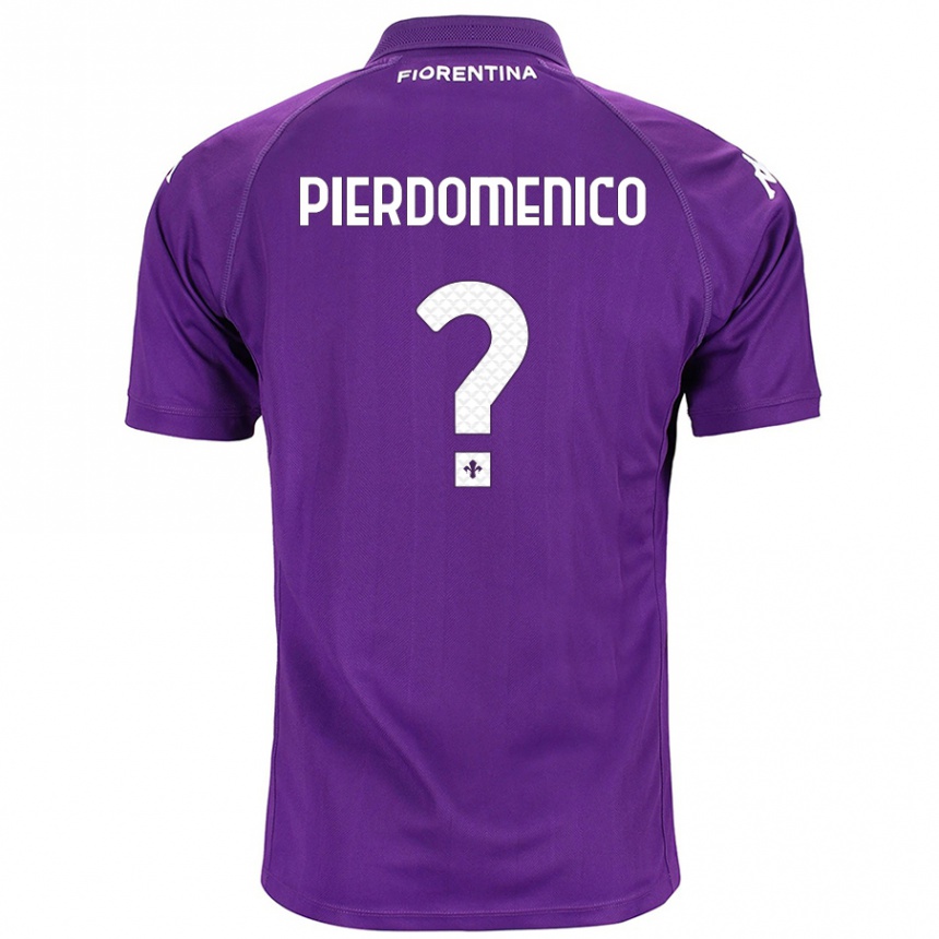 Niño Fútbol Camiseta Jacopo Di Pierdomenico #0 Morado 1ª Equipación 2024/25 Argentina