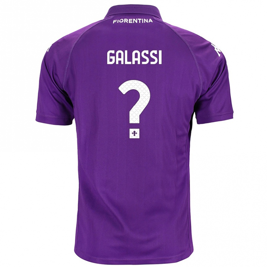 Niño Fútbol Camiseta Andrea Galassi #0 Morado 1ª Equipación 2024/25 Argentina