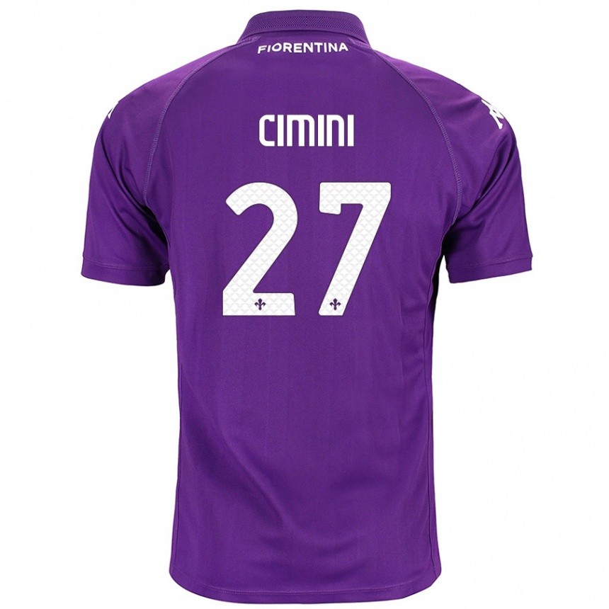 Niño Fútbol Camiseta Linda Tucceri Cimini #27 Morado 1ª Equipación 2024/25 Argentina