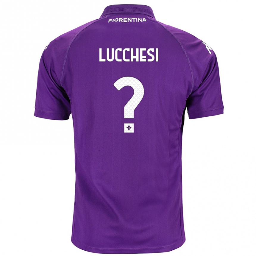 Niño Fútbol Camiseta Andrea Lucchesi #0 Morado 1ª Equipación 2024/25 Argentina