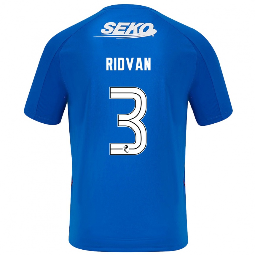 Niño Fútbol Camiseta Rıdvan Yılmaz #3 Azul Oscuro 1ª Equipación 2024/25 Argentina