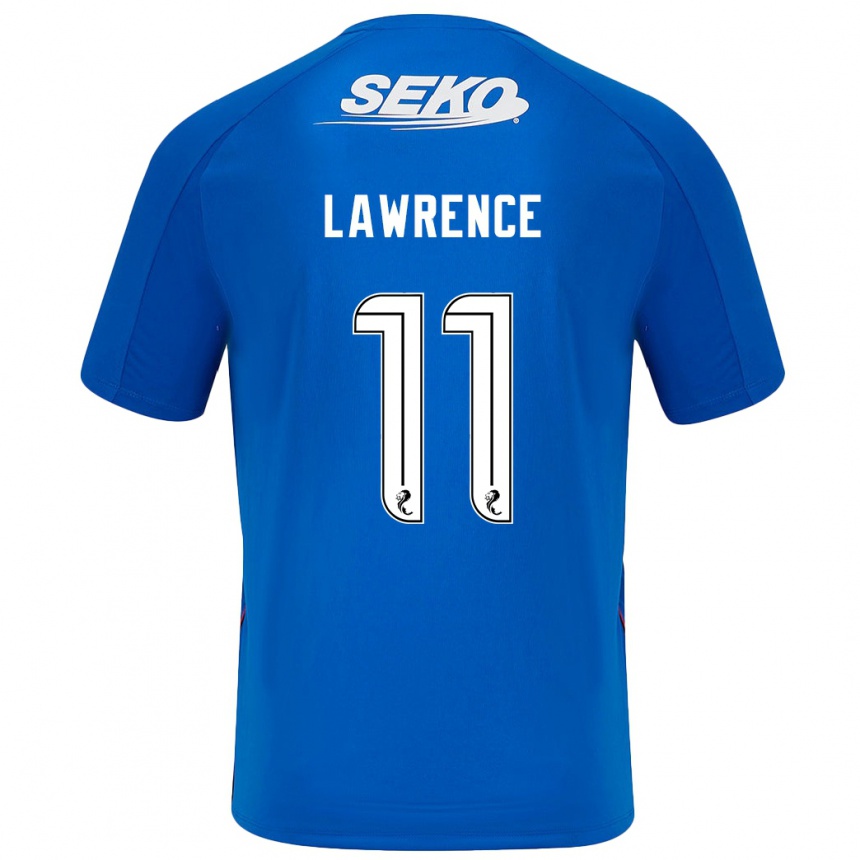 Niño Fútbol Camiseta Tom Lawrence #11 Azul Oscuro 1ª Equipación 2024/25 Argentina