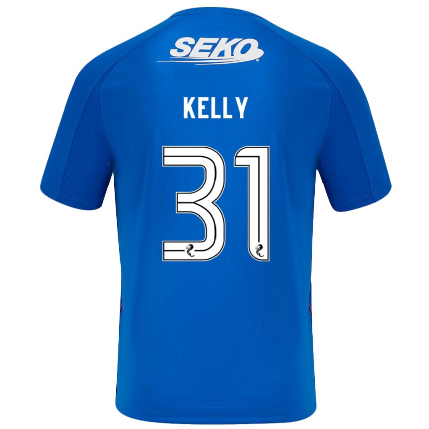 Niño Fútbol Camiseta Liam Kelly #31 Azul Oscuro 1ª Equipación 2024/25 Argentina