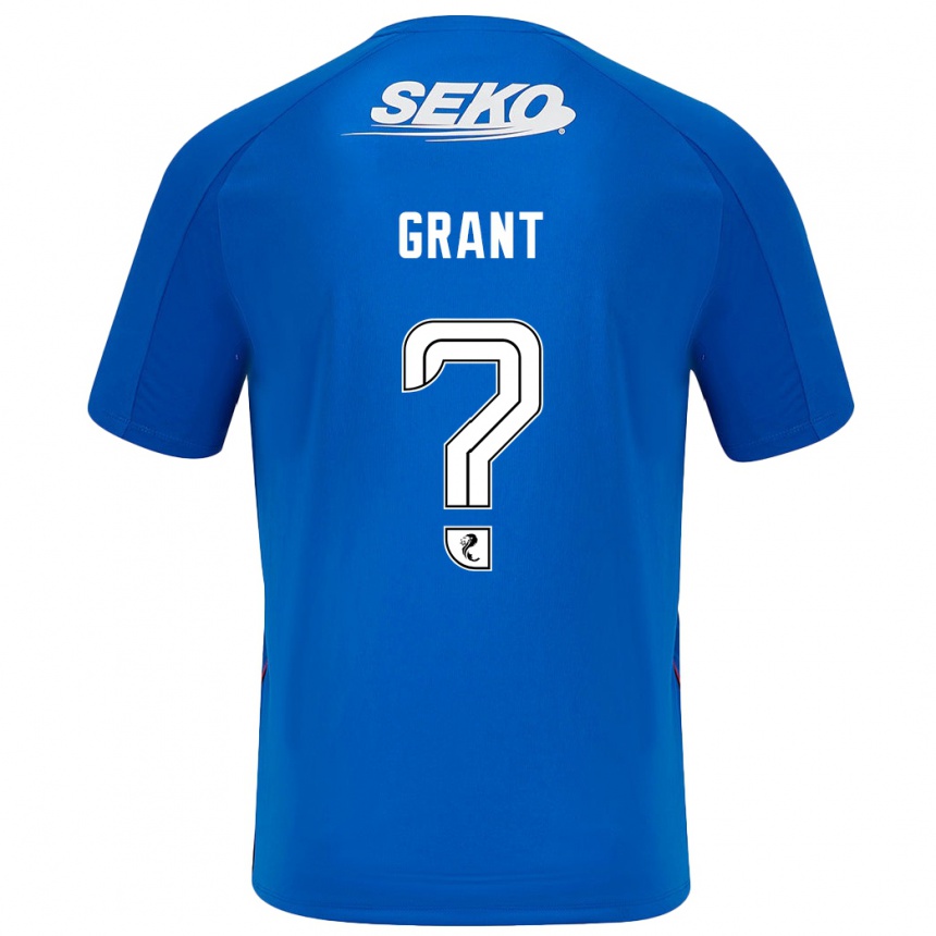 Niño Fútbol Camiseta Leyton Grant #0 Azul Oscuro 1ª Equipación 2024/25 Argentina