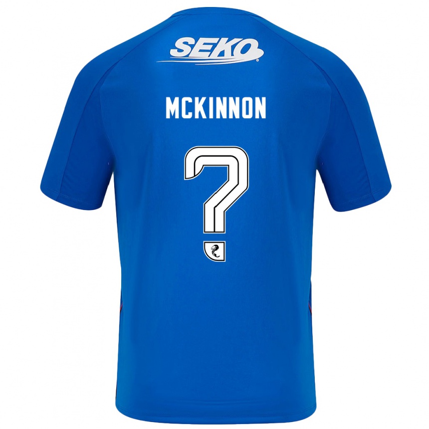 Niño Fútbol Camiseta Cole Mckinnon #0 Azul Oscuro 1ª Equipación 2024/25 Argentina