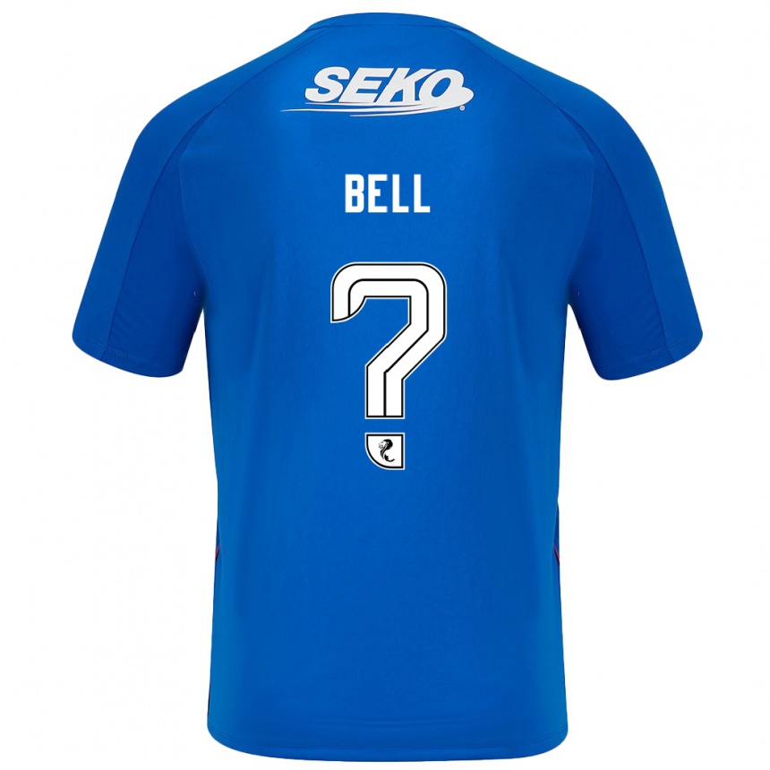 Niño Fútbol Camiseta Cameron Bell #0 Azul Oscuro 1ª Equipación 2024/25 Argentina