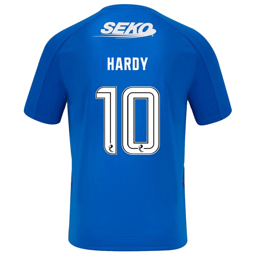 Niño Fútbol Camiseta Rio Hardy #10 Azul Oscuro 1ª Equipación 2024/25 Argentina