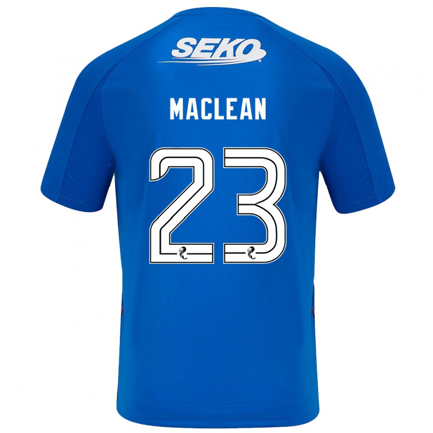 Niño Fútbol Camiseta Kirsty Maclean #23 Azul Oscuro 1ª Equipación 2024/25 Argentina