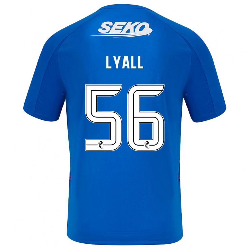 Niño Fútbol Camiseta Arron Lyall #56 Azul Oscuro 1ª Equipación 2024/25 Argentina