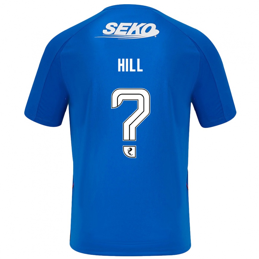 Niño Fútbol Camiseta Katherine Hill #0 Azul Oscuro 1ª Equipación 2024/25 Argentina