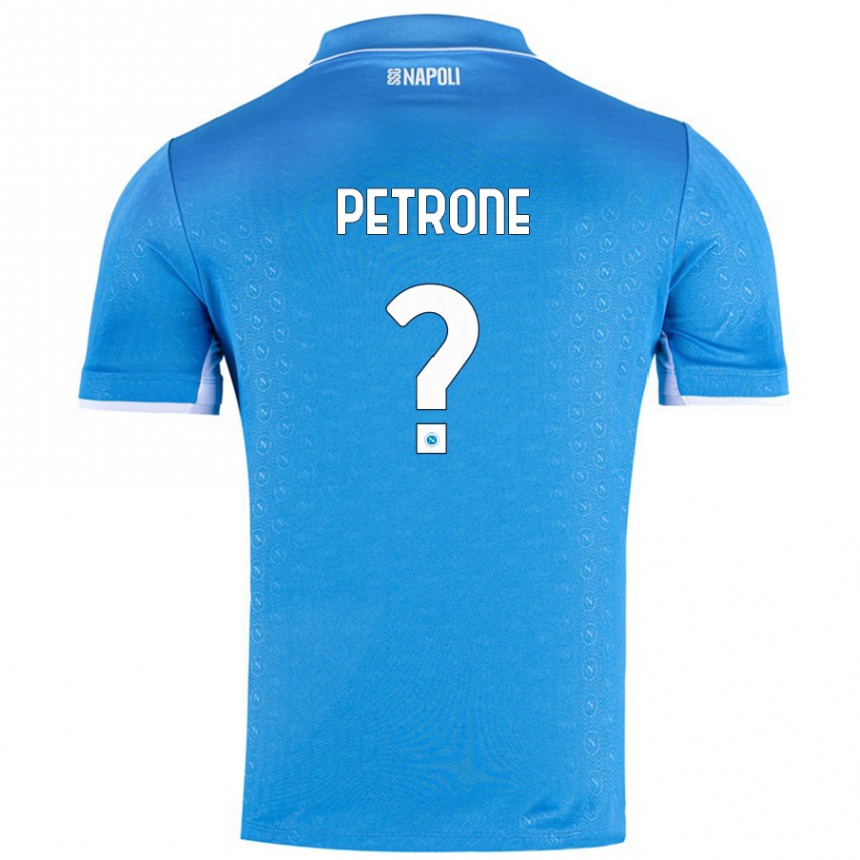 Niño Fútbol Camiseta Andrea Petrone #0 Azul Cielo 1ª Equipación 2024/25 Argentina