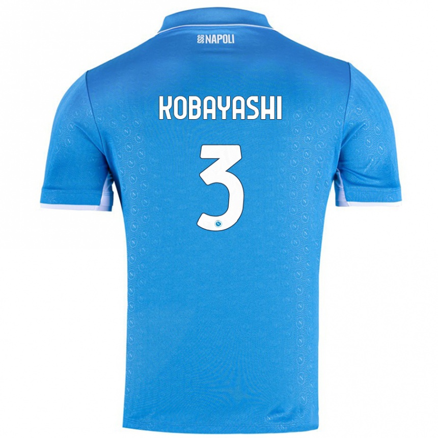 Niño Fútbol Camiseta Miharu Kobayashi #3 Azul Cielo 1ª Equipación 2024/25 Argentina