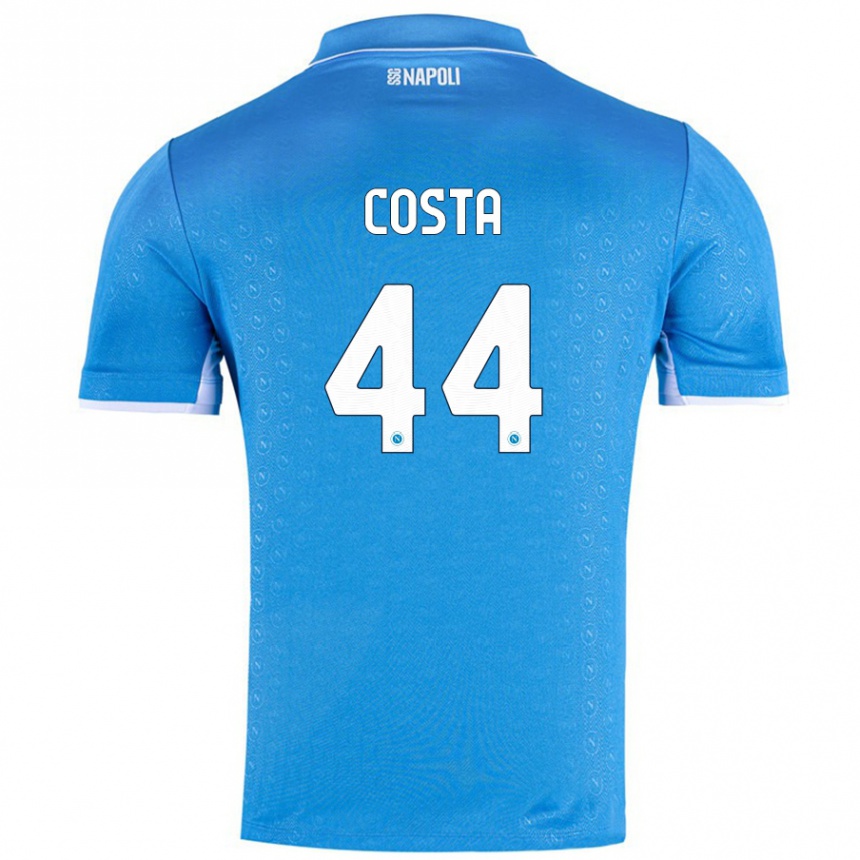 Niño Fútbol Camiseta Filippo Costa #44 Azul Cielo 1ª Equipación 2024/25 Argentina