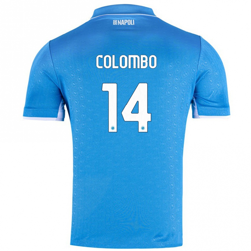 Niño Fútbol Camiseta Sofia Colombo #14 Azul Cielo 1ª Equipación 2024/25 Argentina