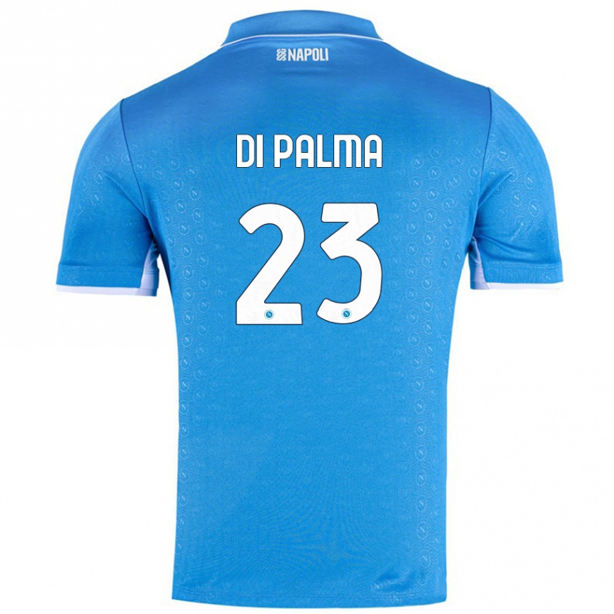 Niño Fútbol Camiseta Manuel Di Palma #23 Azul Cielo 1ª Equipación 2024/25 Argentina