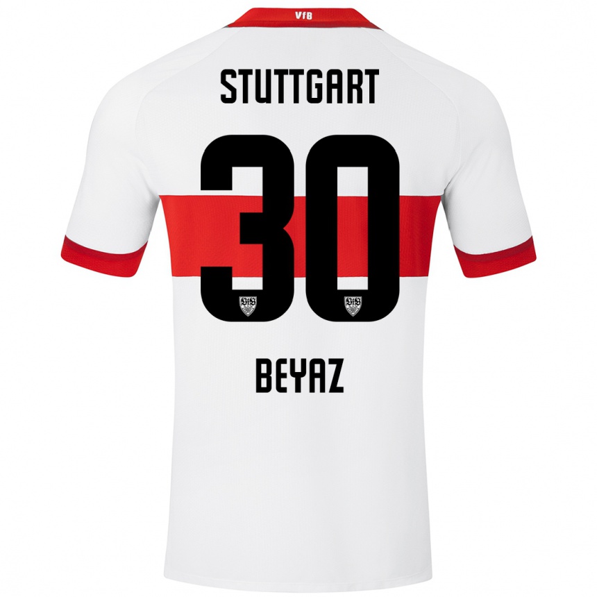 Niño Fútbol Camiseta Ömer Beyaz #30 Blanco Rojo 1ª Equipación 2024/25 Argentina