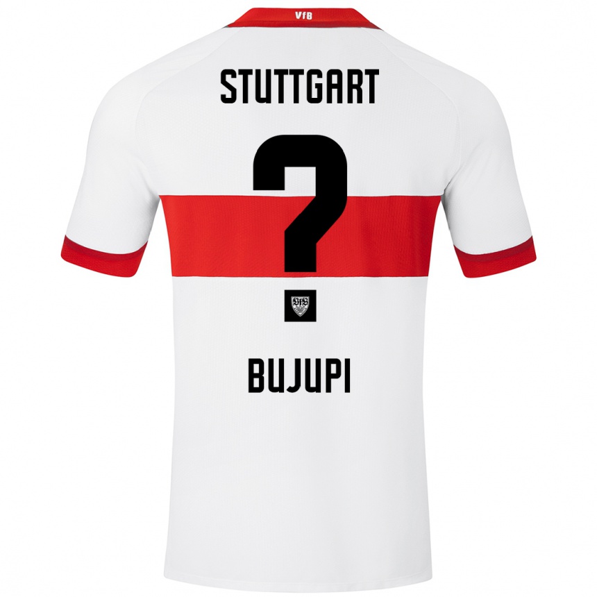 Niño Fútbol Camiseta Eliot Bujupi #0 Blanco Rojo 1ª Equipación 2024/25 Argentina