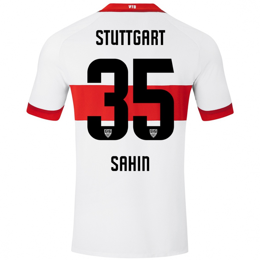 Niño Fútbol Camiseta Mehmet Sahin #35 Blanco Rojo 1ª Equipación 2024/25 Argentina