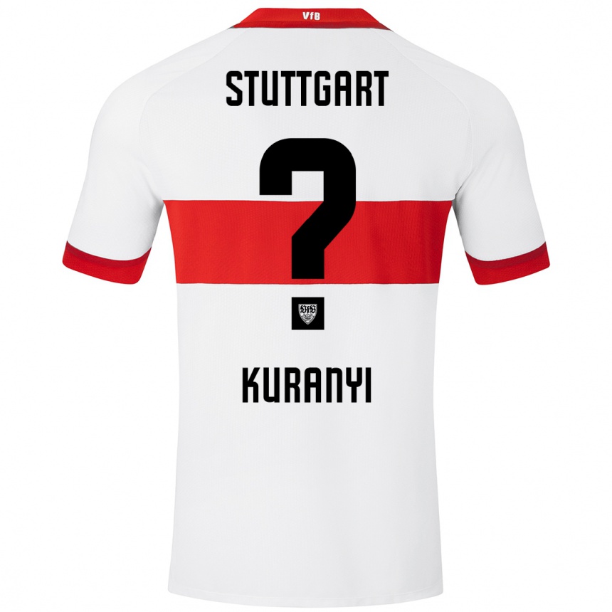 Niño Fútbol Camiseta Karlo Kuranyi #0 Blanco Rojo 1ª Equipación 2024/25 Argentina