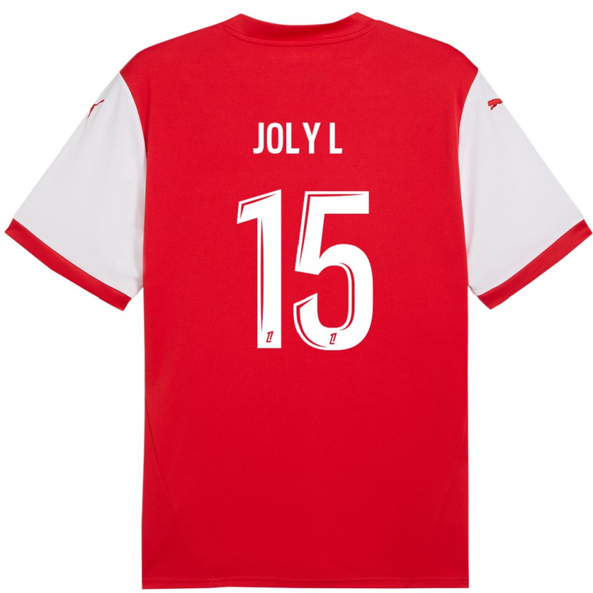 Niño Fútbol Camiseta Lou Ann Joly #15 Rojo Blanco 1ª Equipación 2024/25 Argentina