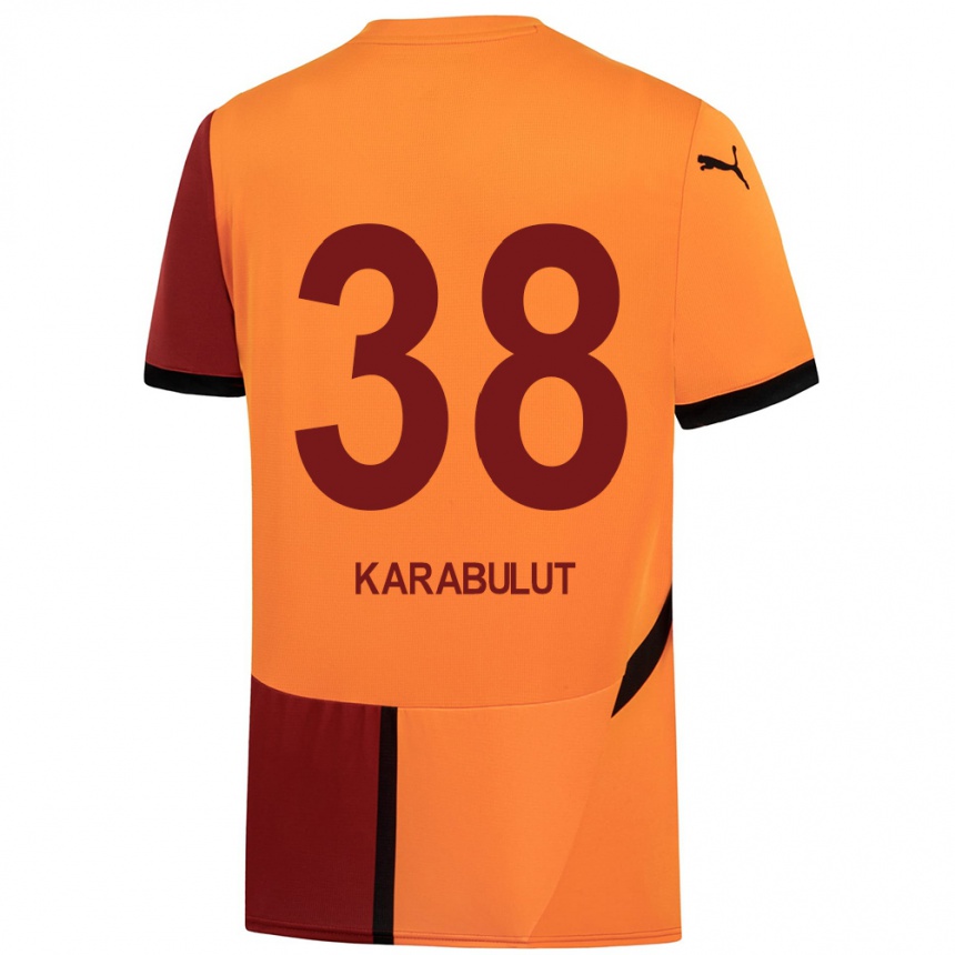 Niño Fútbol Camiseta Arzu Karabulut #38 Amarillo Rojo 1ª Equipación 2024/25 Argentina