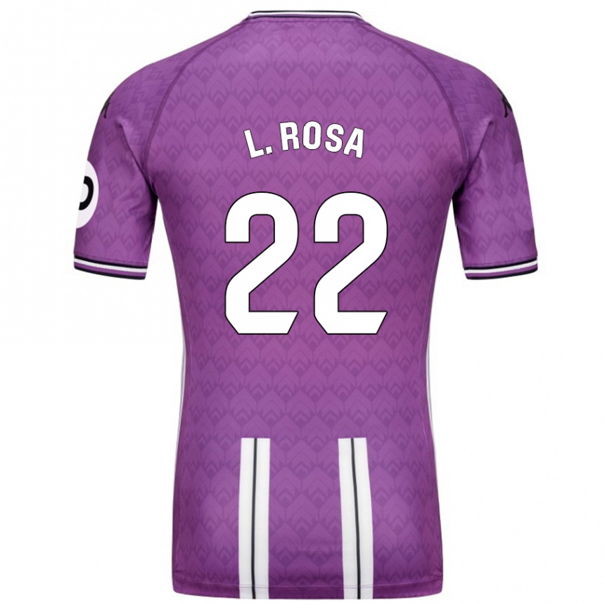 Niño Fútbol Camiseta Lucas Rosa #22 Púrpura Blanco 1ª Equipación 2024/25 Argentina