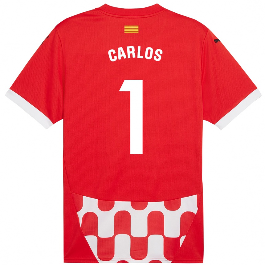 Niño Fútbol Camiseta Juan Carlos #1 Rojo Blanco 1ª Equipación 2024/25 Argentina