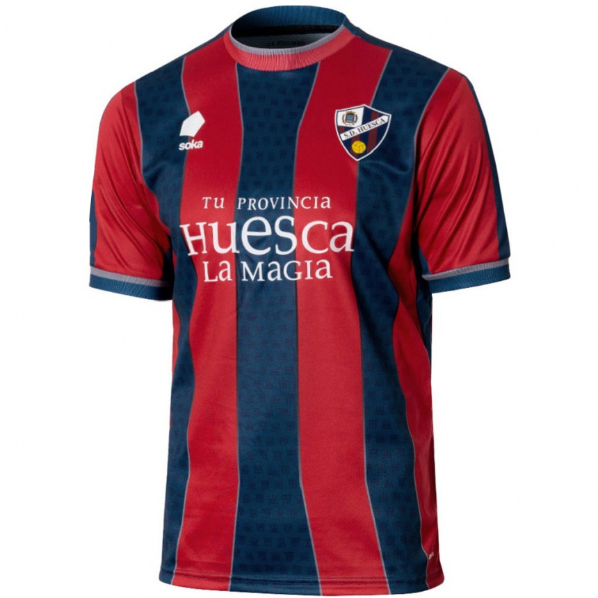 Niño Fútbol Camiseta Royo Sanjuan #9 Rojo Azul 1ª Equipación 2024/25 Argentina