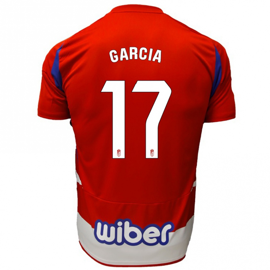 Niño Fútbol Camiseta Naima García #17 Rojo Blanco Azul 1ª Equipación 2024/25 Argentina