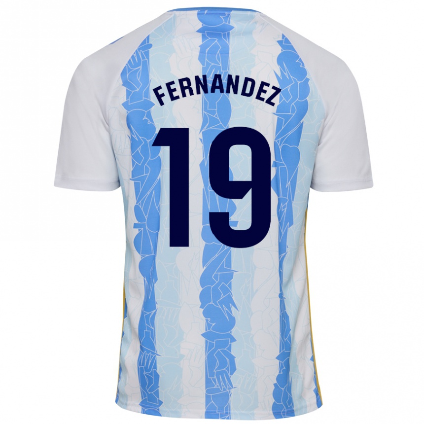 Niño Fútbol Camiseta Raúl Fernández #19 Blanco Azul 1ª Equipación 2024/25 Argentina