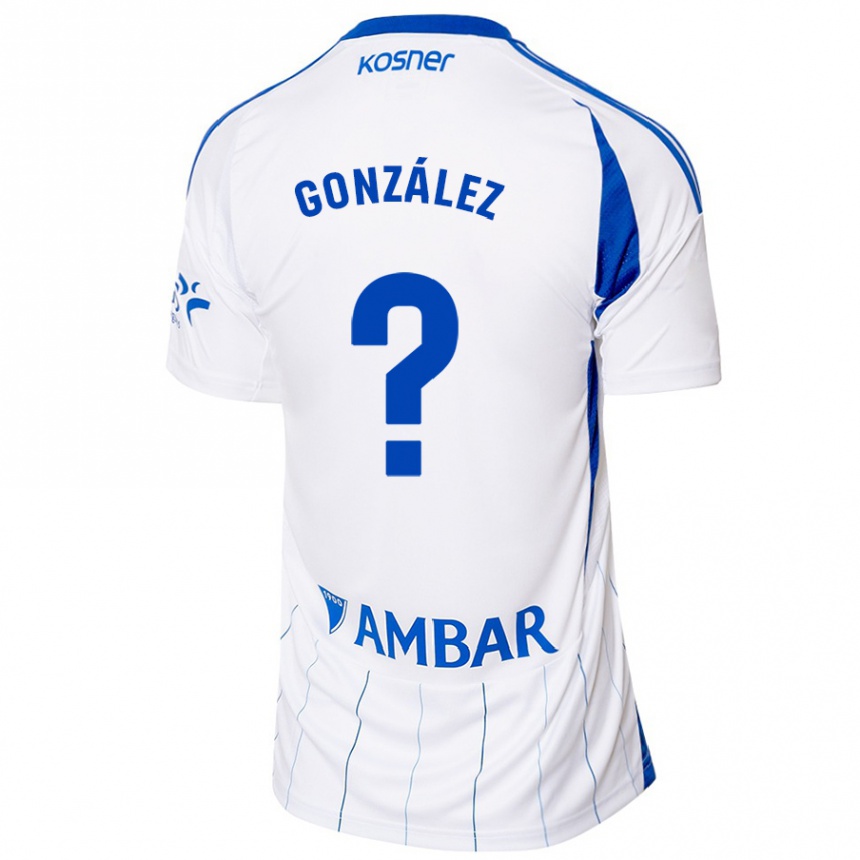 Niño Fútbol Camiseta Álex González #0 Rojo Blanco 1ª Equipación 2024/25 Argentina