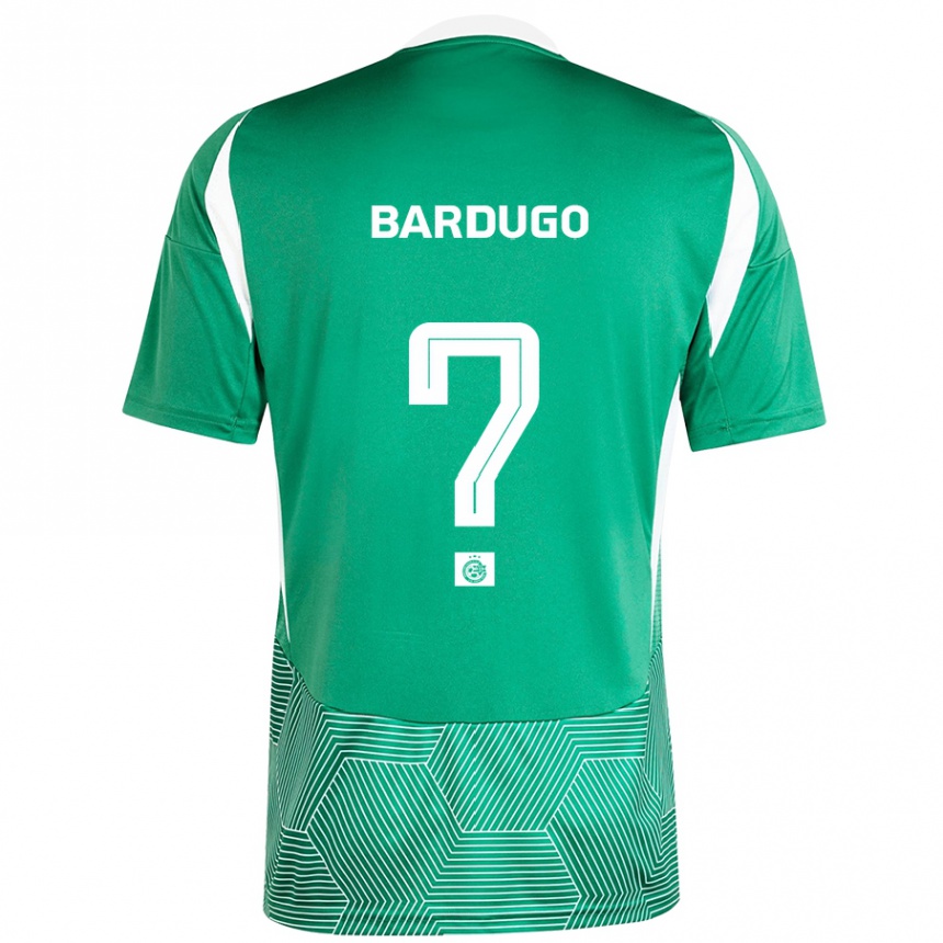 Niño Fútbol Camiseta Ariel Bardugo #0 Verde Blanco 1ª Equipación 2024/25 Argentina