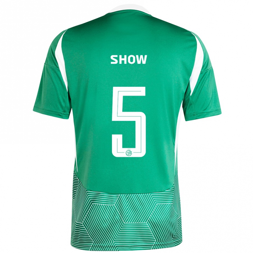 Niño Fútbol Camiseta Show #5 Verde Blanco 1ª Equipación 2024/25 Argentina