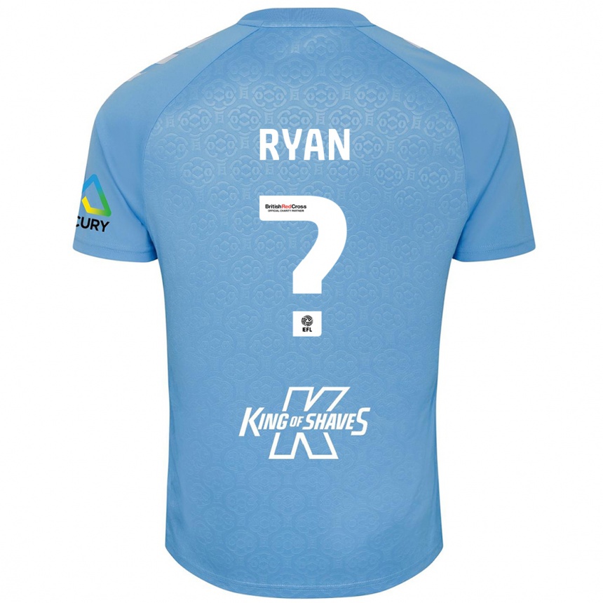 Niño Fútbol Camiseta Kain Ryan #0 Azul Blanco 1ª Equipación 2024/25 Argentina