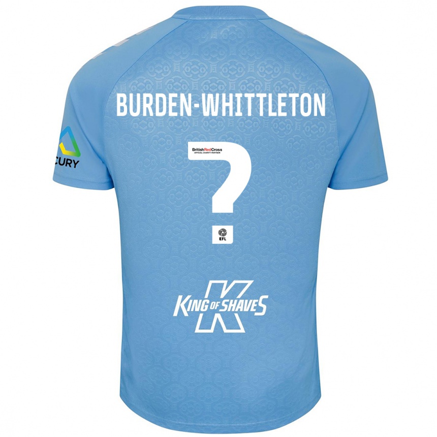 Niño Fútbol Camiseta Charlie Burden-Whittleton #0 Azul Blanco 1ª Equipación 2024/25 Argentina