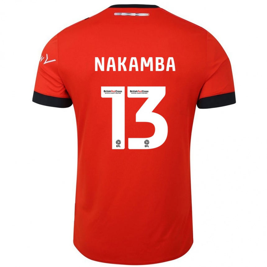 Niño Fútbol Camiseta Marvelous Nakamba #13 Naranja Negro 1ª Equipación 2024/25 Argentina