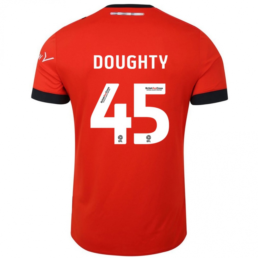 Niño Fútbol Camiseta Alfie Doughty #45 Naranja Negro 1ª Equipación 2024/25 Argentina