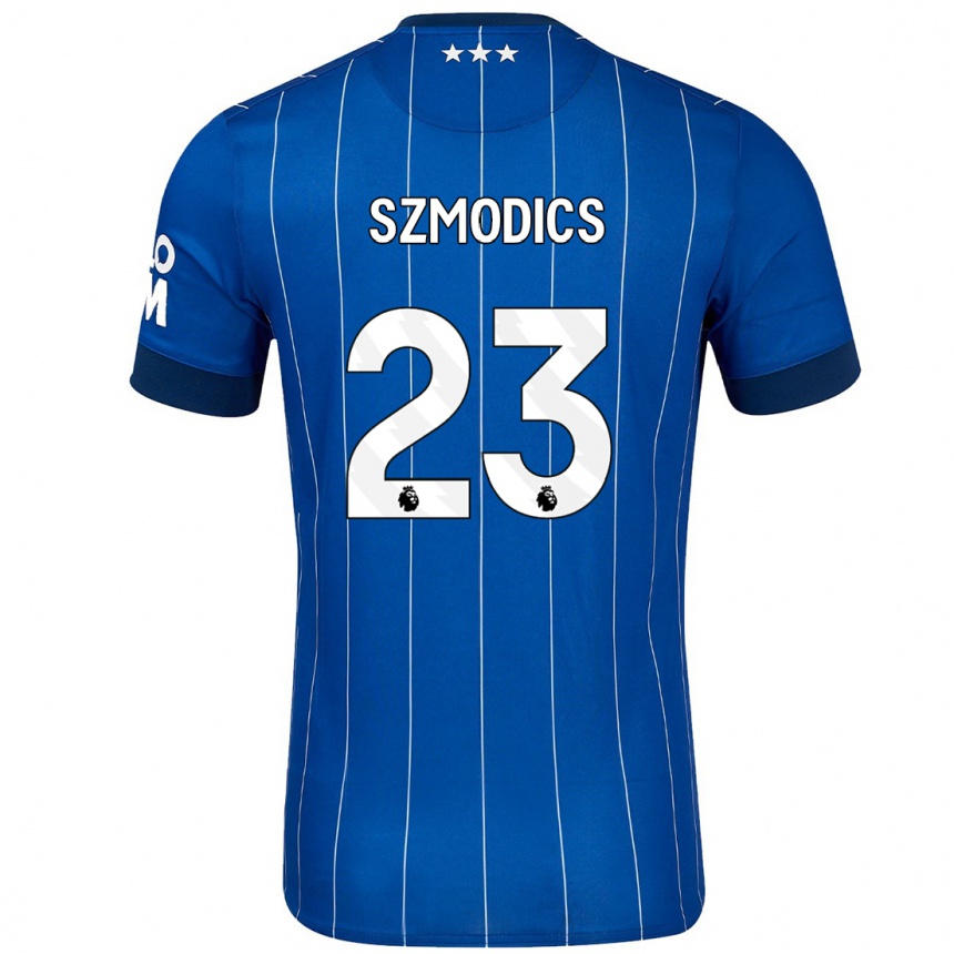 Niño Fútbol Camiseta Sammie Szmodics #23 Azul Marino 1ª Equipación 2024/25 Argentina