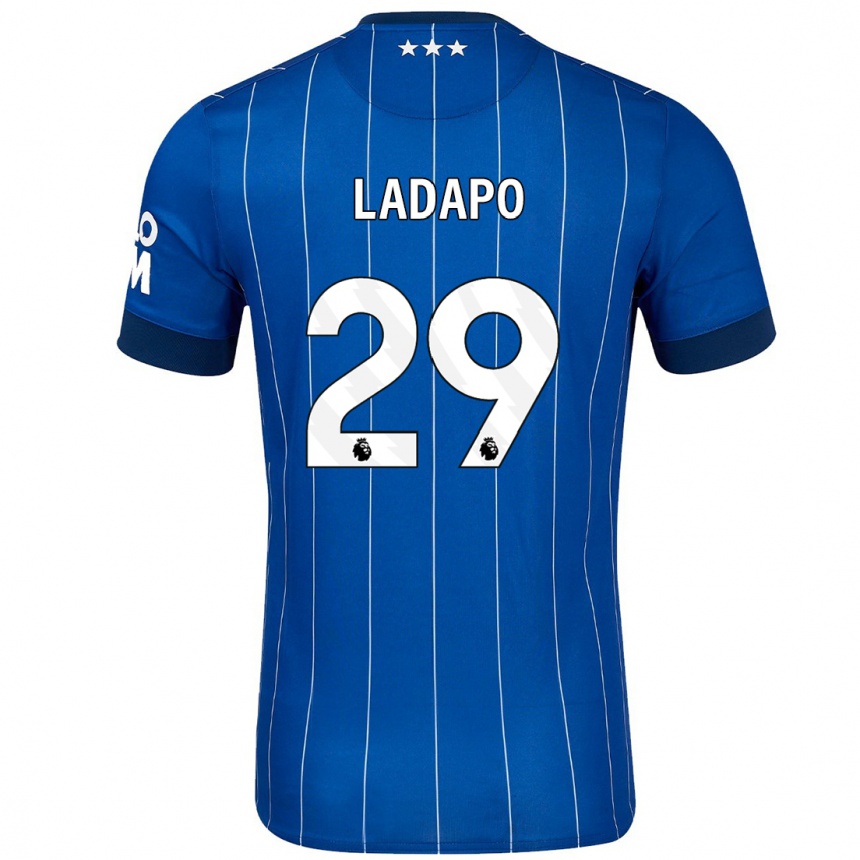 Niño Fútbol Camiseta Freddie Ladapo #29 Azul Marino 1ª Equipación 2024/25 Argentina