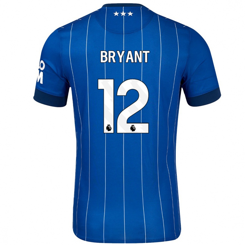 Niño Fútbol Camiseta Issy Bryant #12 Azul Marino 1ª Equipación 2024/25 Argentina