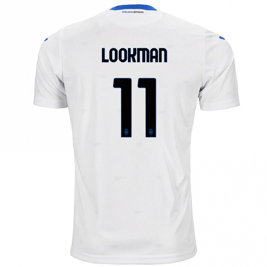 Niño Fútbol Camiseta Ademola Lookman #11 Blanco 2ª Equipación 2024/25 Argentina