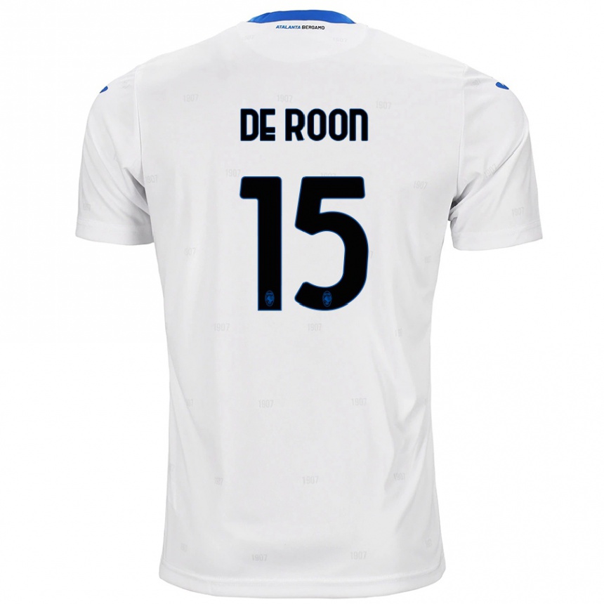 Niño Fútbol Camiseta Marten De Roon #15 Blanco 2ª Equipación 2024/25 Argentina