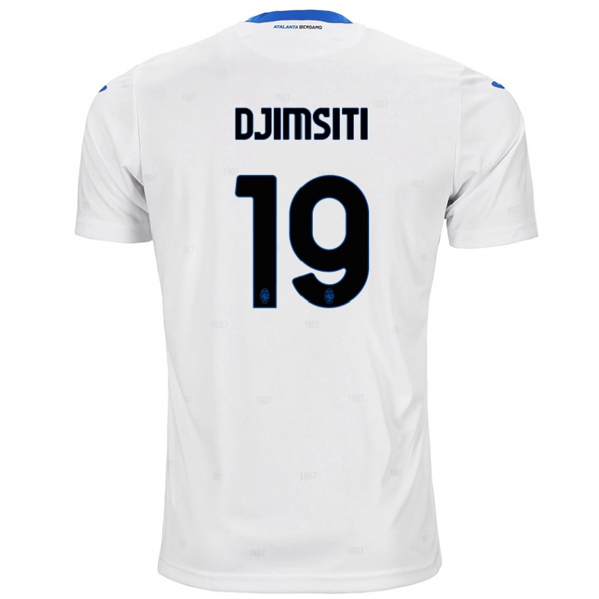 Niño Fútbol Camiseta Berat Djimsiti #19 Blanco 2ª Equipación 2024/25 Argentina