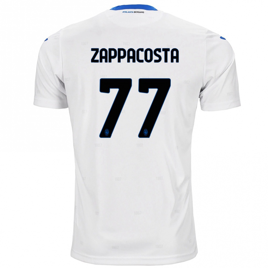 Niño Fútbol Camiseta Davide Zappacosta #77 Blanco 2ª Equipación 2024/25 Argentina