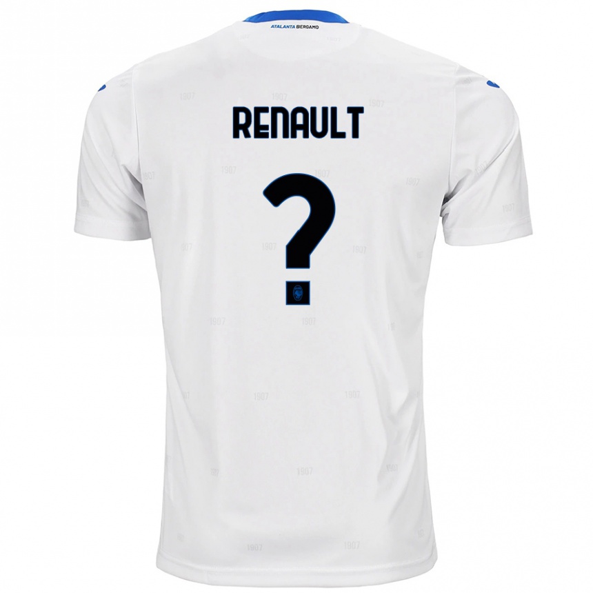 Niño Fútbol Camiseta Guillaume Renault #0 Blanco 2ª Equipación 2024/25 Argentina