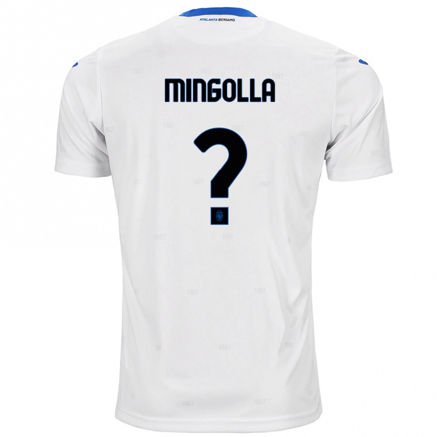 Niño Fútbol Camiseta Simone Mingolla #0 Blanco 2ª Equipación 2024/25 Argentina